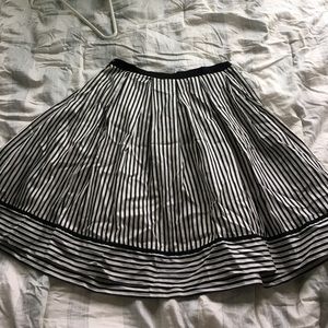 Vintage Max Studio Striped Circle Skirt